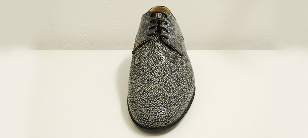 Men’s shoe stingray leather
